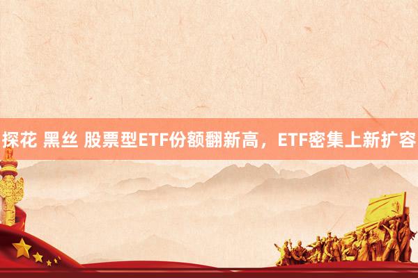 探花 黑丝 股票型ETF份额翻新高，ETF密集上新扩容
