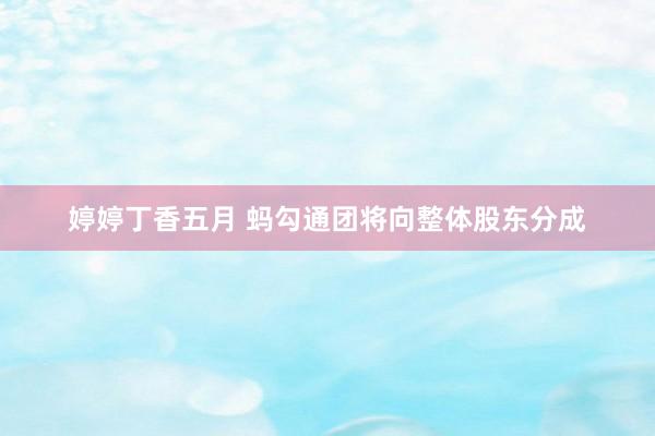 婷婷丁香五月 蚂勾通团将向整体股东分成